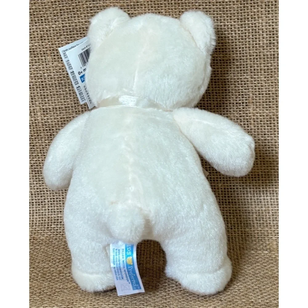 New Kids Preferred Cream Bear Lovey Plush Stuffed Animal Baby Toy Cottage Core - Picture 2 of 3